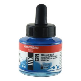 Talens N:564 Amsterdam 30ml Brillian Blue Akrilik Mürekkebi