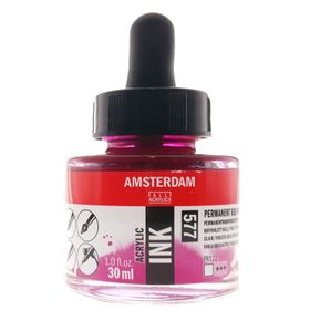 Talens N:577 Amsterdam 30ml Permanent Red Violet Light Akrilik Mürekkebi