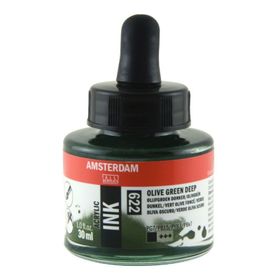 Talens N:622 Amsterdam 30ml Olive Green Deep Akrilik Mürekkebi