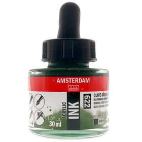 Talens N:622 Amsterdam 30ml Olive Green Deep Akrilik Mürekkebi