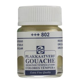 Talens No.802 16 ml Açık Altın Yaldız Guaj Boya
