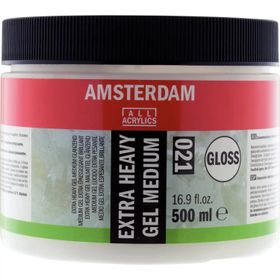 Talens Parlak 500 ml 021 Amsterdam Extra Heavy Gel Medium Gloss Ekstra Yoğun Akrilik Boya Medyumu