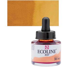 Talens RT11254070 Ecoline Sıvı 30 ml 407 Deep Ochre Suluboya