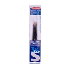 Talens RT9099261M Royal Akrlik Guaj 3'lü Small Suluboya Fırça Seti