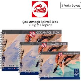Talens Spiralli 200 gr 20 Yaprak Çok Amaçlı Blok