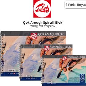 Talens Spiralli 200 gr 20 Yaprak Çok Amaçlı Blok
