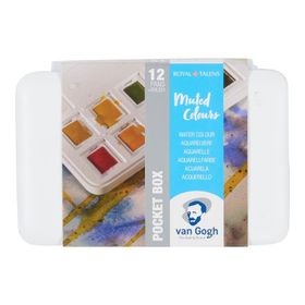 Talens Van Gogh Tablet Sulu Boya Seti 12 Renk Muted Colours
