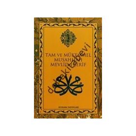Tam ve Mükemmel Musahhah Mevlid- i Şerif - Süleyman Çelebi