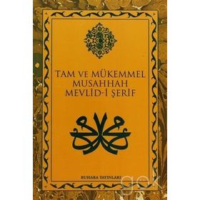 Tam ve Mükemmel Musahhah Mevlid- i Şerif - Süleyman Çelebi