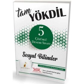 Tam Yökdil Sosyal Bilimler Dijital Çözümlü 5 Deneme Sınavı Pelikan Yayınları