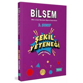 Tamamı Çözümlü 3. Sınıf Bilsem Hazırlık Şekil Yeteneği Markaj Yayınları