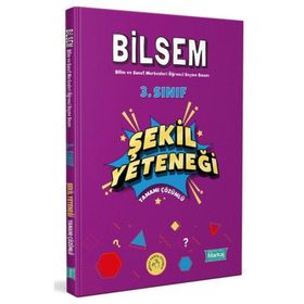 Tamamı Çözümlü 3. Sınıf Bilsem Hazırlık Şekil Yeteneği Markaj Yayınları