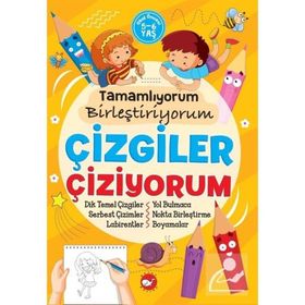 Tamamlıyorum Birleştir Çizgiler 5-6 Yaş - Kolektif