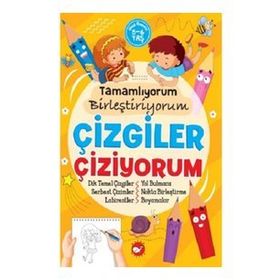 Tamamlıyorum Birleştiriyorum Çizgiler Çiziyorum - Kolektif - Bıcırık Yayınları