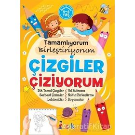 Tamamlıyorum Birleştiriyorum Çizgiler Çiziyorum - Kolektif - Bıcırık Yayınları