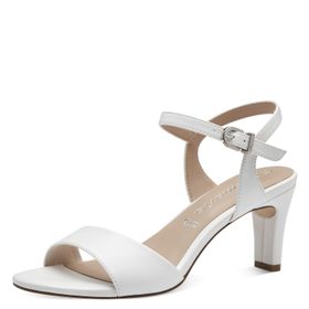Tamaris 1-28008-42 Mat Beyaz Kadın Sandalet