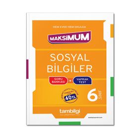 Tambilgi Yayınları 6. Sınıf Sosyal Bilgiler Soru Bankası + Yaprak Test