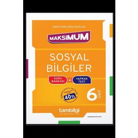 Tambilgi Yayınları 6. Sınıf Sosyal Bilgiler Soru Bankası + Yaprak Test