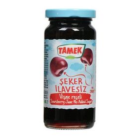 Tamek 290 gr Şeker İlavesiz Vişne Reçeli