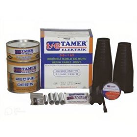 Tamer E1 39550 3x95 mm 50 Bakır İçin Reçineli Ek Muf
