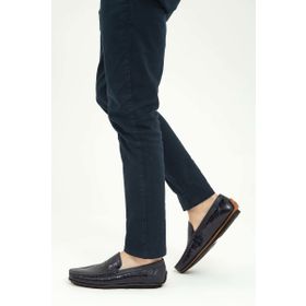 Tamer Tanca 01 20-875 SK22/23 Lacivert Erkek Deri Drıver Ayakkabı