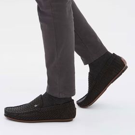 Tamer Tanca 01 20-8877 Y23 Siyah Erkek Deri Loafer Ayakkabı