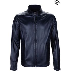 Tamer Tanca 1000 029Y Lacivert Süet Deri Erkek Mont