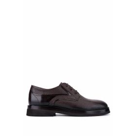 Tamer Tanca 1068 1601 Erkek Hakiki Deri Kahve Casual Ayakkabı
