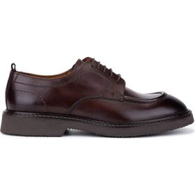 Tamer Tanca 1171 255-03 Erkek Hakiki Deri Kahverengi Casual Ayakkabı
