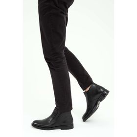 Tamer Tanca 183 22106 SK21/22 Siyah Erkek Deri Casual Bot