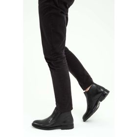 Tamer Tanca 183 22106 SK21/22 Siyah Erkek Deri Casual Bot