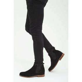 Tamer Tanca 383 3655 B SK19/20 Siyah Erkek Deri Casual Bot