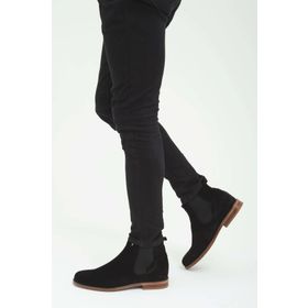 Tamer Tanca 383 3655 B SK19/20 Siyah Erkek Deri Casual Bot
