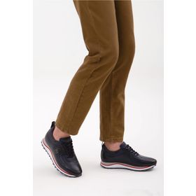Tamer Tanca 383 4516 Y21 Lacivert Deri Erkek Casual Ayakkabı