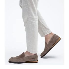 Tamer Tanca 537 3178 Y23 Taş Deri Erkek Loafer Ayakkabı