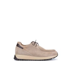 Tamer Tanca 537 3434 Erkek Hakiki Deri Bej Süet Casual Ayakkabı