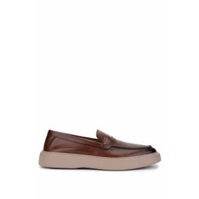 Tamer Tanca 537 3663 Erkek Hakiki Deri Fındık Loafer Ayakkabı
