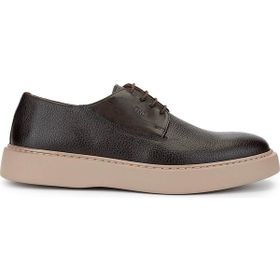 Tamer Tanca 537 3680 Erkek Deri Kahverengi Casual Ayakkabı
