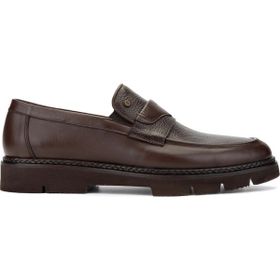 Tamer Tanca 554 3700 Erkek Deri Kahverengi Loafer Ayakkabı