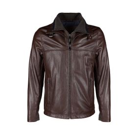 Tamer Tanca 571 E-32139 Fındık Deri Erkek Mont