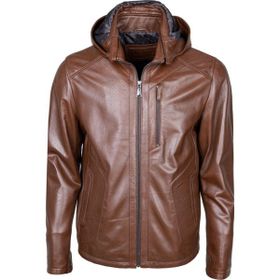 Tamer Tanca 571 Z-122 Fındık Erkek Deri Mont