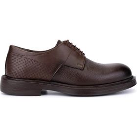 Tamer Tanca 572 3002 Erkek Hakiki Deri Kahverengi Casual Ayakkabı