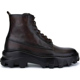 Tamer Tanca 698 1061-7 SK24-25 Erkek Deri Kahverengi Casual Bot
