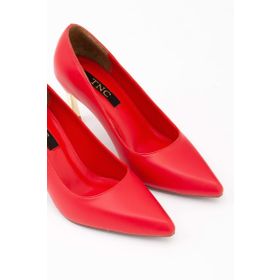 Tamer Tanca 911225 BN Y22 Kırmızı Vegan Kadın Stiletto Ayakkabı
