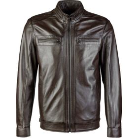 Tamer Tanca 974 TT-01 Kahverengi Deri Erkek Mont