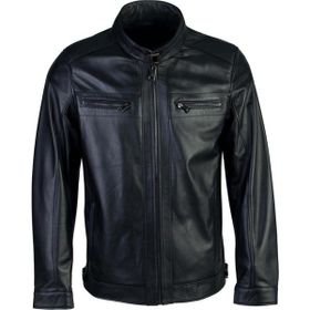 Tamer Tanca 974 TT-01 Siyah Deri Erkek Mont