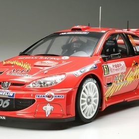 Tamiya 1/24 Bozian Peugeot 206 Wrc '05 Plastik Araba Maket Kiti