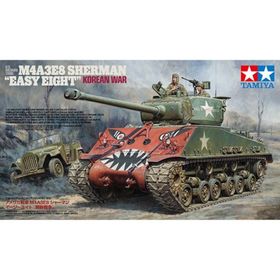 Tamiya 1/35 Easy Eight Korean War Plastik Tank ve jeep Maket Kiti