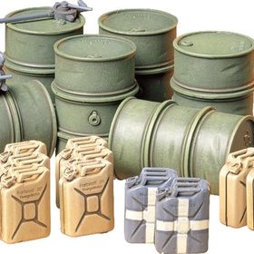 Tamiya 1/35 German Fuel Drum Plastik Varil Maket Kiti