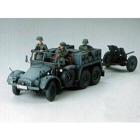 Tamiya 1/35 Krupp Towing Truck W/37Mm Pak Plastik Askeri Araç Maket Kiti